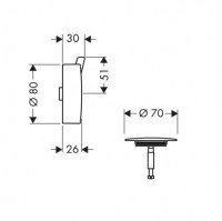 HANSGROHE FLEXAPLUS S EMBELLECEDOR